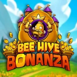 Logo of Bee Hive Bonanza from NetEnt at Huikee Casino