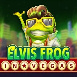 Elvis Frog In Vegas online game logo by BGAMING on huikeecasinos.com