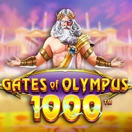 Gates of Olympus 1000 slot logo by Pragmatic Play at Huikee Casino